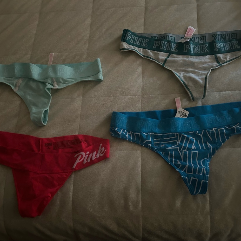 Victoria’s Secret Pink thong panties brand new with tags